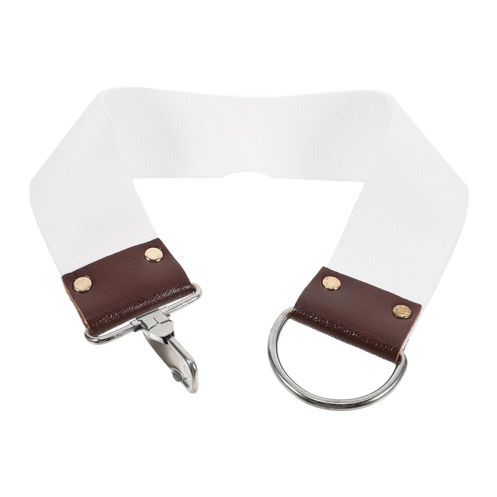 Baluue Portable Barber Razor Strop Durable Canvas Shaving Belt for Straight Razors Scissor Blades and Fine Edges Easy to Use Hanging Buckle for Barbershops and Home Use
