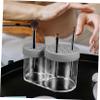 IWOWHERO Capacity Makeup Brush Holder Stylish Organizer for Vanity Built Drying Rack for Eyebrow Pencils Eyeshadow Brushes and Beauty Tools Desktop Storage view 4