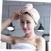 Healeved 3pcs Towel Bonnet for Wet Hair Quick Drying Hair Drying Towel Cap Absorbent Coral Fleece view 3