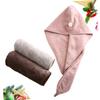 Healeved 3pcs Towel Bonnet for Wet Hair Quick Drying Hair Drying Towel Cap Absorbent Coral Fleece view 4