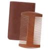 Didiseaon Four-sided Beard Comb with -static Properties for Smooth Styling Includes Storage Bag Random Brown Style for Travel and Grooming view 1