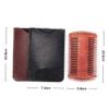 Didiseaon Four-sided Beard Comb with -static Properties for Smooth Styling Includes Storage Bag Random Brown Style for Travel and Grooming view 2