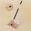 Compact And Travel Friendly Double Head Makeup Brush Cosmetic Brush For Eye Shadows And Face Sculpting view 3