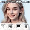 A-minusone 99 PCS Body Piercing Kit Stainless Steel Piercing Jewelry 12G 14G 16G 20G Piercing Needles Tools for Nose Cartilage Tragus Septum Lip Belly Button Eyebrow Piercing Jewelry Clamps view 4