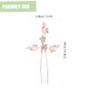 DECORNIJIA 3pcs Crystal Leaves Hair Sticks for Women Elegant Hair Forks for Buns and Updos Shaped for Parties Weddings and Everyday Use view 2