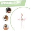 DECORNIJIA 3pcs Crystal Leaves Hair Sticks for Women Elegant Hair Forks for Buns and Updos Shaped for Parties Weddings and Everyday Use view 3
