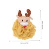 BATHVEVE 2pcs Christmas Style Bath Flower Creative Mesh Shower Scrubbers for Relaxing Bath for Boys and Girls and Adults Fun Holiday Style view 2