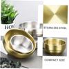 TOGEVAL 1pc Stainless Steel Shaving Bowl for Men Foaming Soap Bowl Rustproof for Home Barber Shops Salons for view 4