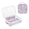 Amooorous 2 Pack Witch Potion Cartoon Rainbow Stripes clear decorative hanging toiletry travel TSA approved multifunctional makeup brush bag shaving essentials Bolsa de almacenamiento view 3