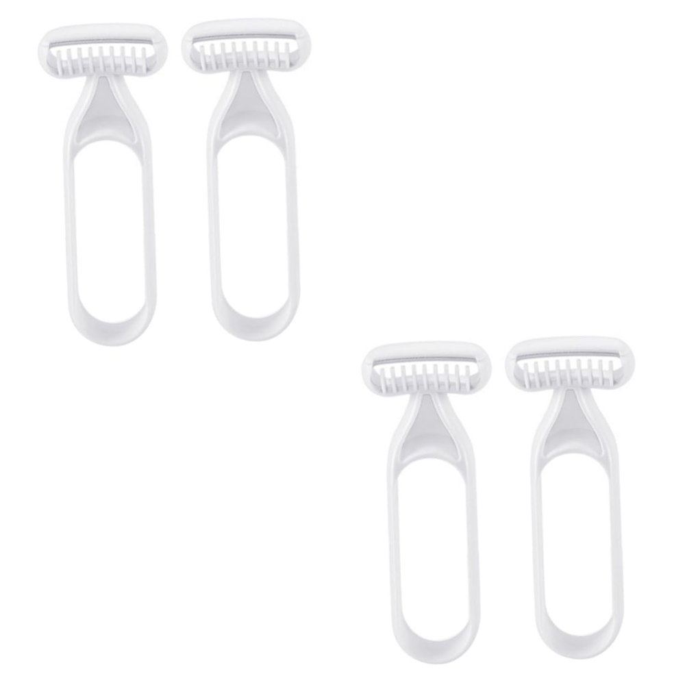 HAPINARY 4pcs Manual Body Hair Trimmers for Women Precision Armpit Leg Hair Remover Design Lightweight for Smooth Shaving Areas