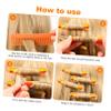 Healvian 24pcs Hair Rollers Band Perm Rods Elastic Rubber Band for Salon Home Use view 3