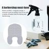 Barber Hair Dye Guide Collar Hair Cutting Guide Collar Silicone Waterproof Cutting Cape Salon Hairdressing Hair Cutting Pad Large with Guidelines Weighted Neck Wrap (Grey, Long) view 4