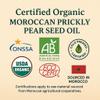 FERIHA Moroccan USDA Certified Organic Prickly Pear Seed Oil  100% Pure, Cold-Pressed Luxury Oil for Face, Neck & Dcollet  Brightening, Firming & Anti-Aging, 1 oz view 3