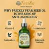 FERIHA Moroccan USDA Certified Organic Prickly Pear Seed Oil  100% Pure, Cold-Pressed Luxury Oil for Face, Neck & Dcollet  Brightening, Firming & Anti-Aging, 1 oz view 4