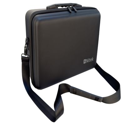 NNITEK professional leather barber case black Makeup Stylist Train clipper case Hair Salon barber box
