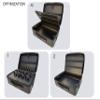 NNITEK professional leather barber case black Makeup Stylist Train clipper case Hair Salon barber box view 3