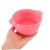 FOMIYES Wax Bowl for Hair Removal Non-stick Reusable Cosmetic Tool for Wax Melting and Facial Masks Elegant Design Pink view 4