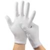 10Pairs (20Pcs) White Gloves for Men and Women, Washable SPA Moisturizing Cotton Gloves for Dry Hands Eczema Work Inspection Service Performance view 1