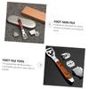 BIUDECO Exfoliating Stainless Steel Foot Scraper Set Callus Remover Tool for Smooth Feet Durable Pedicure Kit for Home and Professional Use view 3