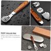 BIUDECO Exfoliating Stainless Steel Foot Scraper Set Callus Remover Tool for Smooth Feet Durable Pedicure Kit for Home and Professional Use view 4