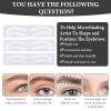 36 Pairs Eyebrow Stencils Eye Brow For Women, 3 Shapes Eyebrows Stencil Tape Sticker Shaping Stickers Shaper Plantillas Perfectas Shape for Tinting Makeup view 3