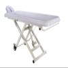 FigaroAct Electric Massage Table with Face Cradle and Rolling Wheels Height Adjustable Esthetician Bed Medical Beauty Spa Treatment Table (White) view 1