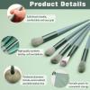 26PCS Green Makeup Brush Set - Foundation, Blush, Eye Shadow, Concealer, and Highlighting Brushes - Professional Makeup Kit for All Your Needs view 3