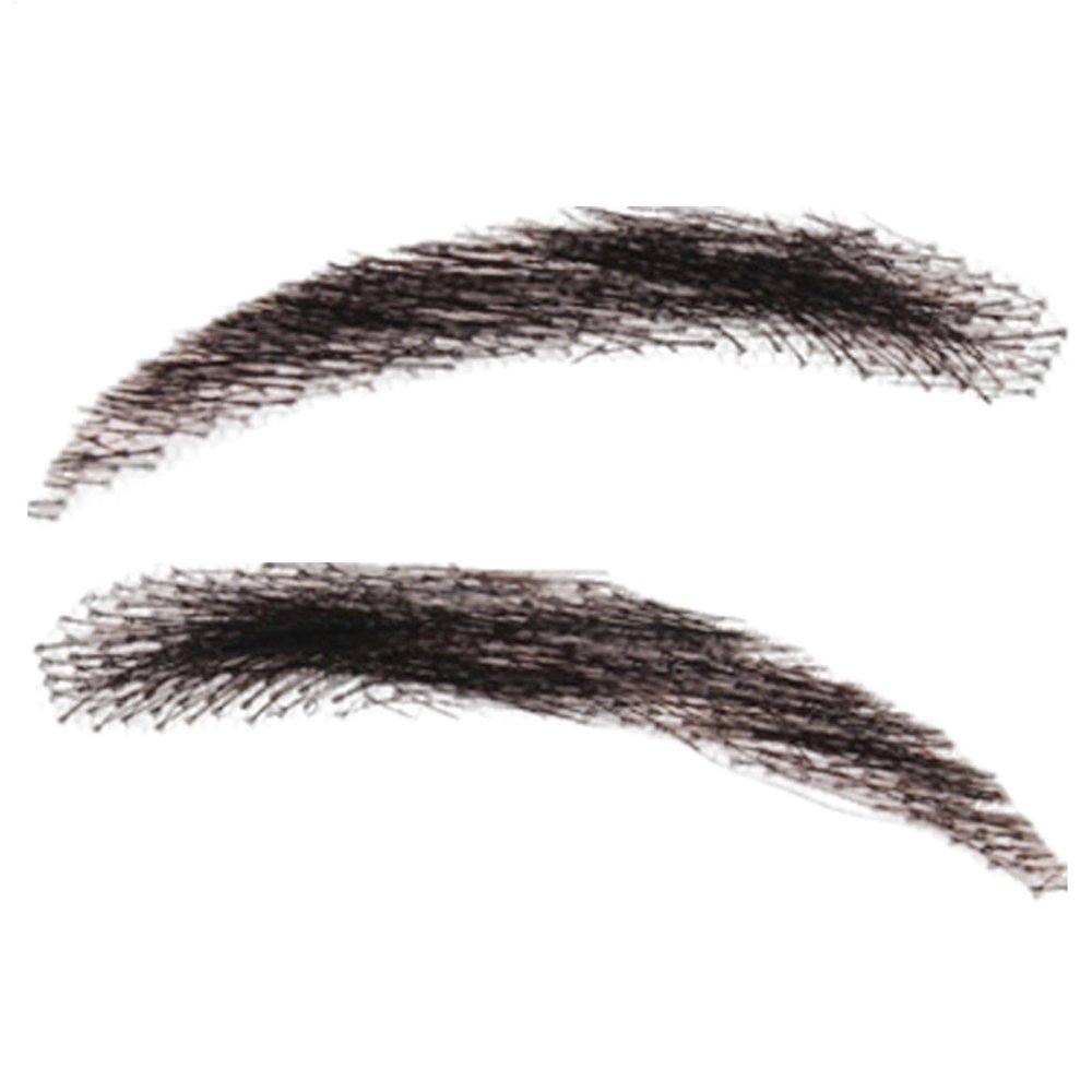 Real Hair Eye Brows - Natural Looking Fake Eyebrow | Fake Eyebrows Hair Extensions, Waterproof Sticker False Eyebrows Human Hair, Long Lasting Eyebrows For Eyebrow Grooming Shaping