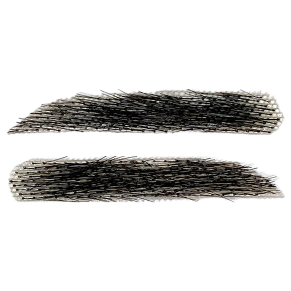 Real Hair Eye Brows - Natural Looking Fake Eyebrow | Fake Eyebrows Hair Extensions, Waterproof Sticker False Eyebrows Human Hair, Long Lasting Eyebrows For Eyebrow Grooming Shaping