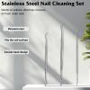 Ingrown Toenail Care Kit  Professional Pedicure Tools, Toenail Lifters & File for Nail Maintenance, Nail Cleaning Set view 2