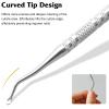 Ingrown Toenail Care Kit  Professional Pedicure Tools, Toenail Lifters & File for Nail Maintenance, Nail Cleaning Set view 3