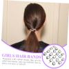 BAZEITFLOW 18pcs Elastic Hair Ties Bulk Pack Hair Bands Headwear Set Accessories for Women Men Boys and Girls view 3