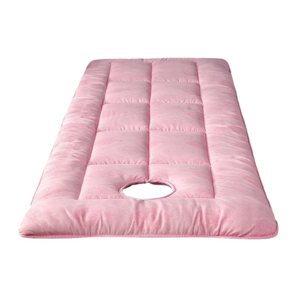 ChuYiElegance SPA Massage Table Pad Bed Mat Simple Beauty Salon Mattress Facial Bed Cushion for Hotels Massage Parlors 24 Inchx73 Inch, Pink