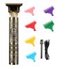 FFGHUI Vintage T9 Hair Cutting Machine Men's Electric Shaver Rechargeable Hair Trimmer Beard Clipper Barber Hair(Metal Man) view 1