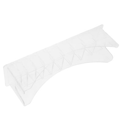 BIUDECO Hair Clipper Comb Storage Organizer Rectangular Limit Comb Holder for Barbers Home Use Easy Access Versatile Tool for Hair Cutting Accessories Transparent Design for Quick