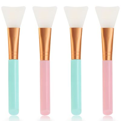 4-Piece Soft Silicone Face Mask Brushes  Ideal for Mud Masks, Skincare, Body Lotion & Butter