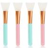 4-Piece Soft Silicone Face Mask Brushes  Ideal for Mud Masks, Skincare, Body Lotion & Butter view 1
