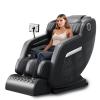 2025 Massage Chair Full Body, Zero Gravity SL-Track Massage Chair with Auto Modes, Airbag Massage, 8 Fix Point Rollers, Foot Massage, Heating, Touch Screen Controller,for Home Office (Black) view 1