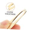 2Pcs Stainless Steel Precision Eyebrow Tweezers for Brow Grooming view 4