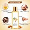 Pure Cold Pressed Sweet Almond Oil for Hair and Skin, Vitamin E Nourishment,Non-Sticky Hair Oil For Hair Fall Control100ml view 3