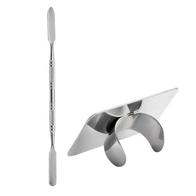 BIUDECO Foundation Palette Tray Spatula Makeup Mixing Palette Set Nail Pigment Mixing Tool for Artists