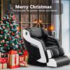 2025 Massage Chair Full Body, Zero Gravity SL-Track Massage Chair with Auto Modes, Airbag Massage, 8 Fix Point Rollers, Foot Massage, Heating, Touch Screen Controller,for Home Office (Black White) view 3