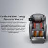 2025 Massage Chair Full Body, Zero Gravity SL-Track Massage Chair with Auto Modes, Airbag Massage, 8 Fix Point Rollers, Foot Massage, Heating, Touch Screen Controller,for Home Office (Black White) view 4