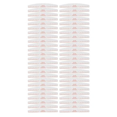 50 Pcs 80/80 Grit Nail Files Coarse Nail Filers Manicure Tool Curved Washable Reusable for Acrylic Nails Extension Gel Nails Fake Nails