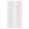 50 Pcs 80/80 Grit Nail Files Coarse Nail Filers Manicure Tool Curved Washable Reusable for Acrylic Nails Extension Gel Nails Fake Nails view 1