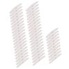 50 Pcs 80/80 Grit Nail Files Coarse Nail Filers Manicure Tool Curved Washable Reusable for Acrylic Nails Extension Gel Nails Fake Nails view 2