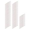 50 Pcs 80/80 Grit Nail Files Coarse Nail Filers Manicure Tool Curved Washable Reusable for Acrylic Nails Extension Gel Nails Fake Nails view 3