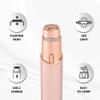 Rechargeable Facial Hair Remover for Women Painless Smooth Trimmer for Upper Lip, Chin & Face 18K Gold-Plated Floating Head USB-C Shaver view 4
