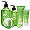 Aloderma Aloe Vera Gel Set, 5 Pieces - 45g Aloe Vera Gel, 114g Aloe Vera Gel, 300g Aloe Vera Gel, 300g Aloe Vera Gel + Tea Tree Oil, 200g Aloe Vera Gel view 1