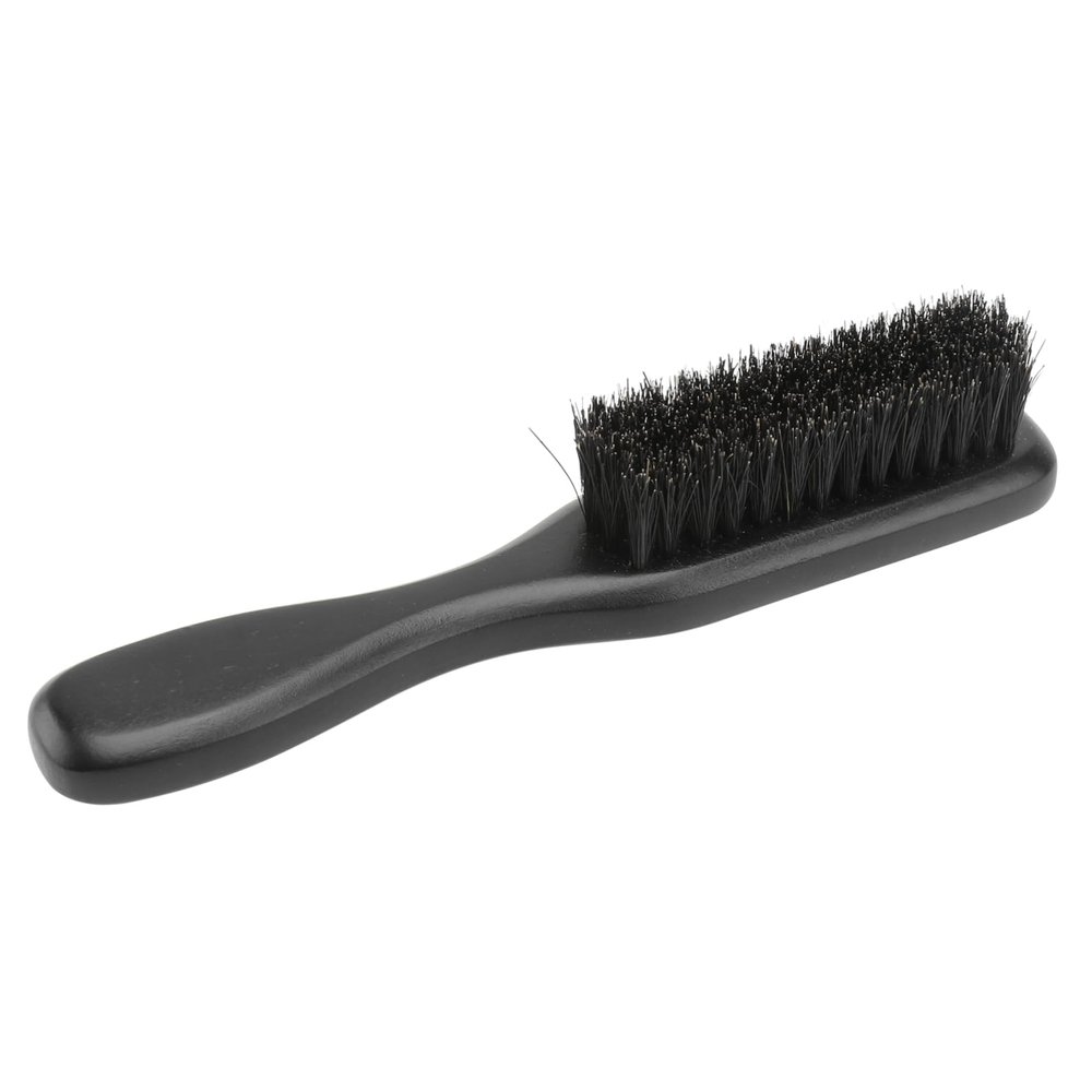 FOYTOKI Long Handle Beard Brush with Boar Bristles Durable Mustache Grooming Tool for All Beard Types Easy to Clean and Travel-friendly